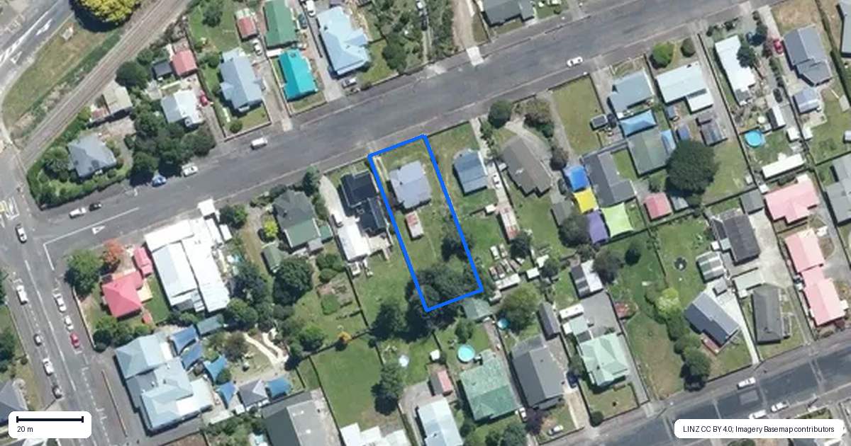 Property context map for 10 Tennyson Street, Dannevirke