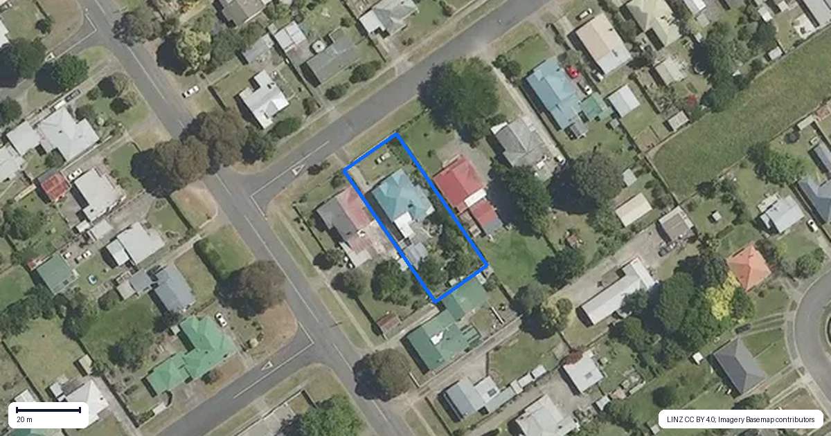Property context map for 17 Haig Street, Wairoa