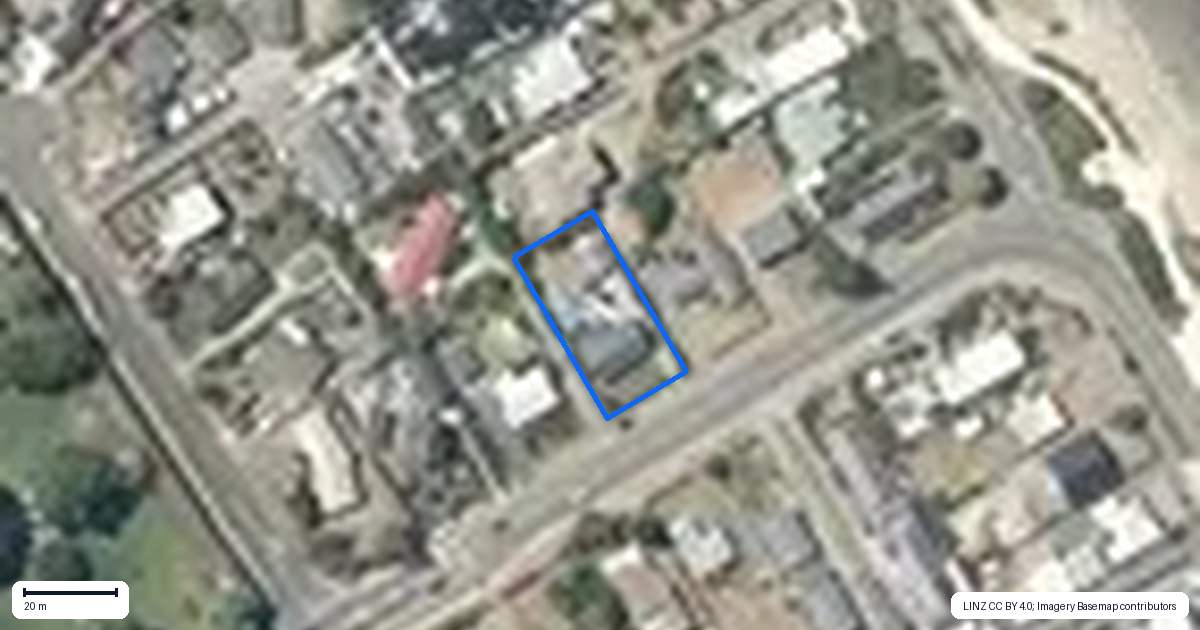 Property context map for 8 East Road, Haumoana