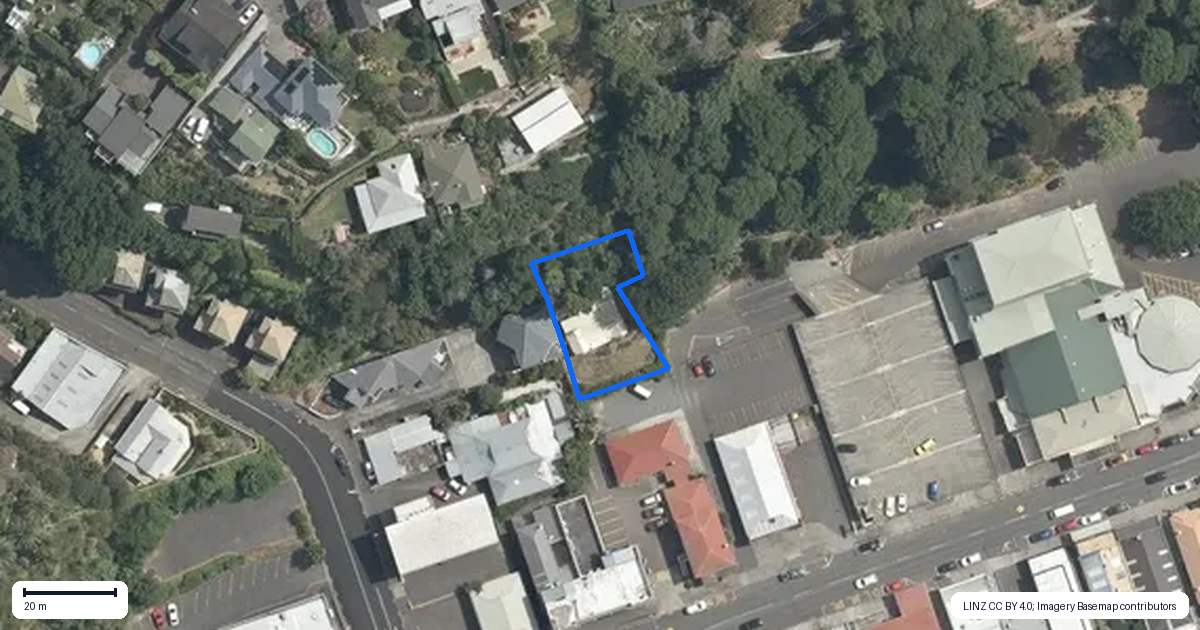 Property context map for 6 Shelley Street, Napier South, Napier