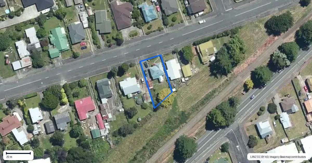 Property context map for 5 Rawhiti Street, Dannevirke
