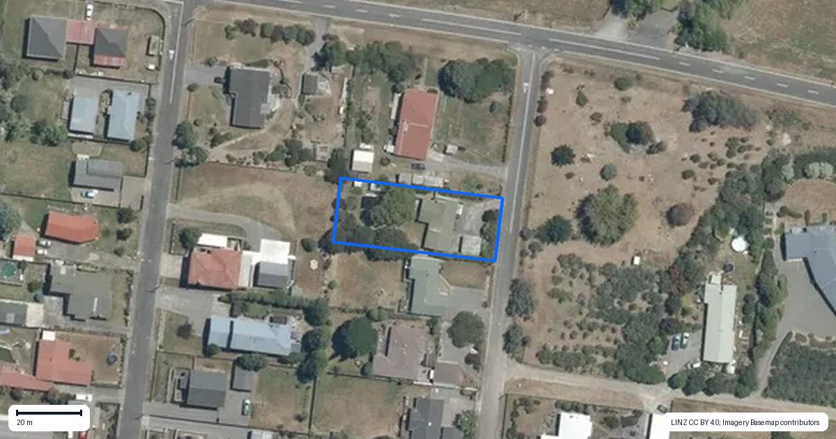 Property context map for 26 Eagle Street, Waipawa