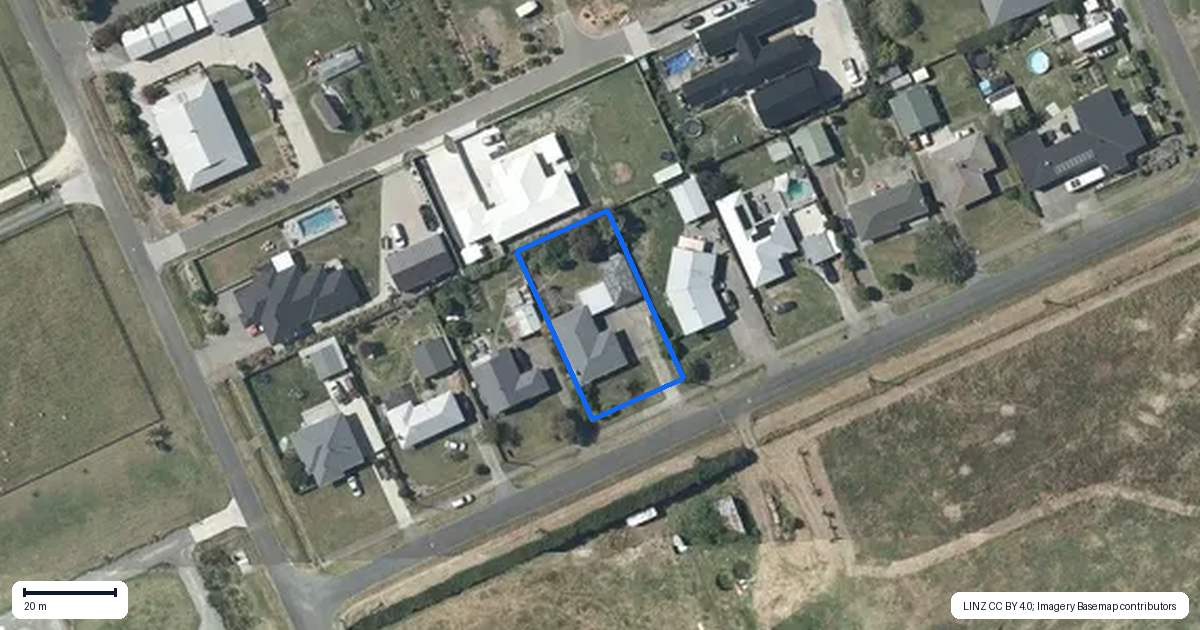 Property context map for 18 Villers Street, Bay View, Napier