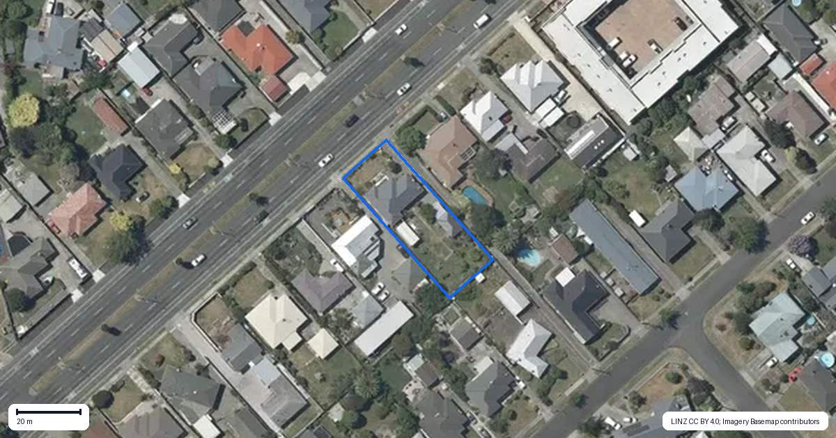 Property context map for 318 Kennedy Road, Onekawa, Napier