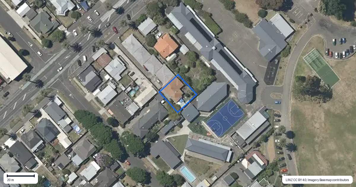 Property context map for 5/58 Kennedy Road, Napier South, Napier