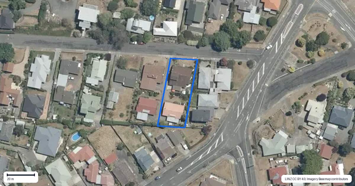 Property context map for 3B Bedford Terrace, Waipukurau