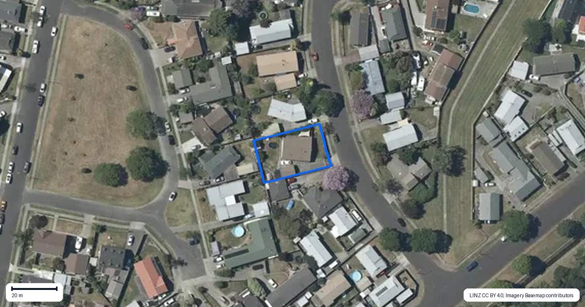 Property context map for 22 Harris Street, Greenmeadows, Napier