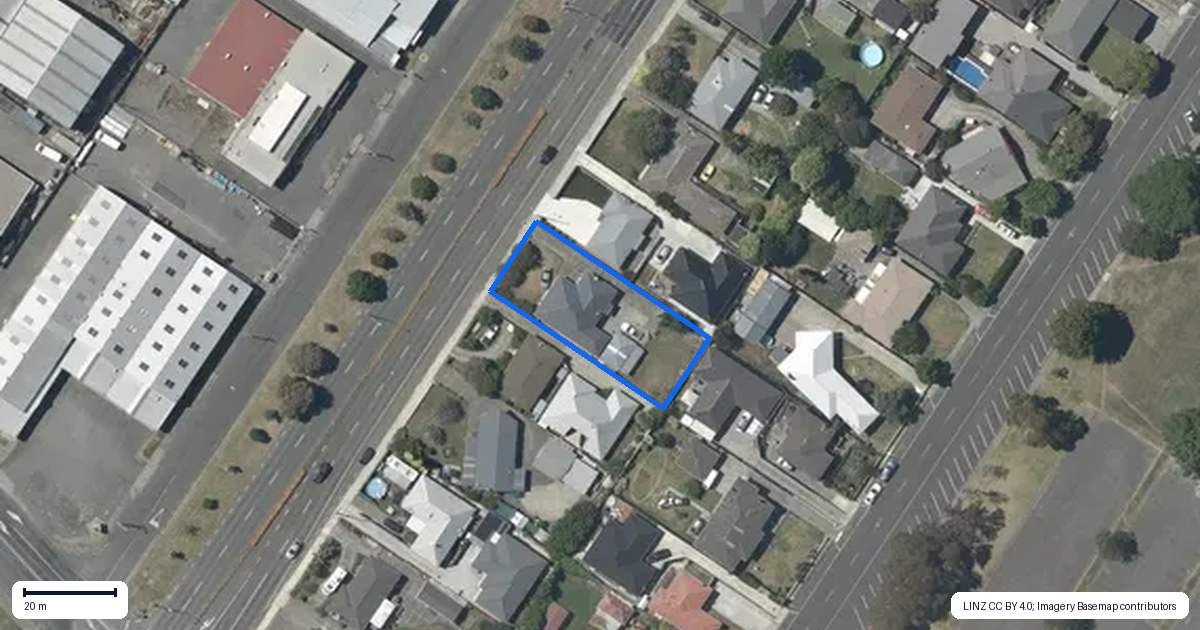 Property context map for 99 Taradale Road, Onekawa, Napier