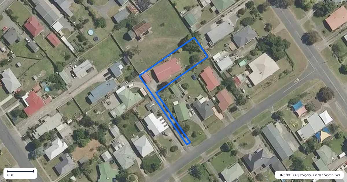 Property context map for 10 Rutherford Street, Wairoa
