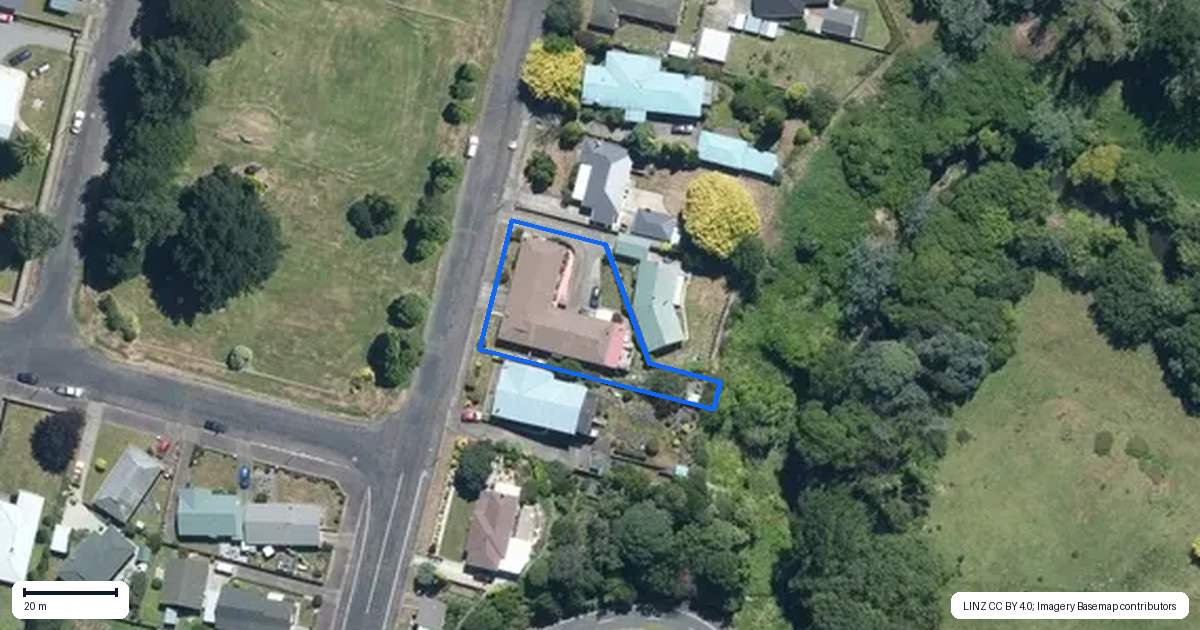 Property context map for 11B George Street, Dannevirke