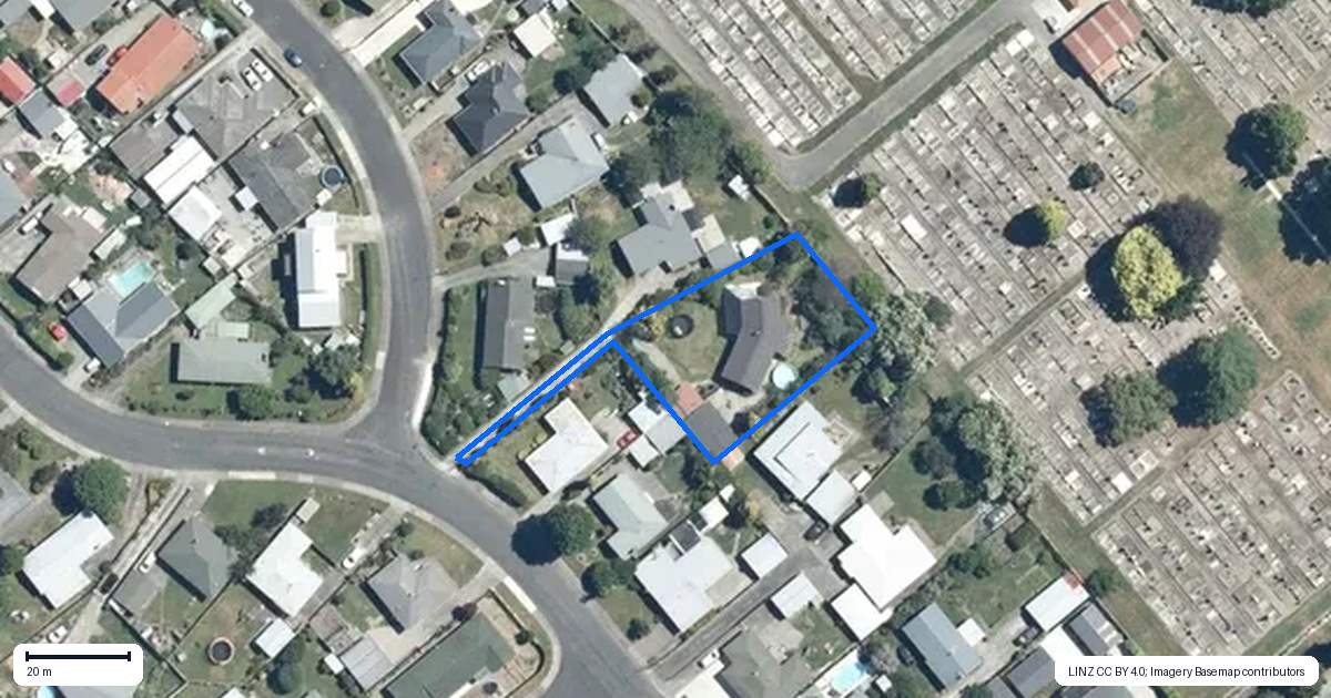 Property context map for 562 Lowe Street, Camberley, Hastings