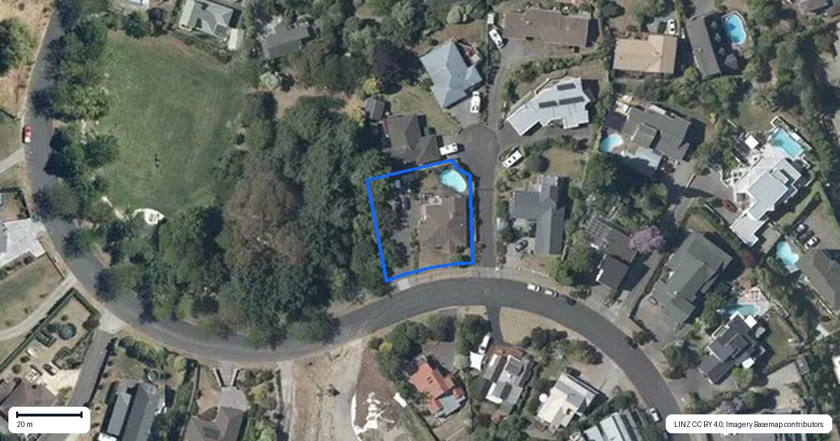 Property context map for 41 Churchill Drive, Taradale, Napier