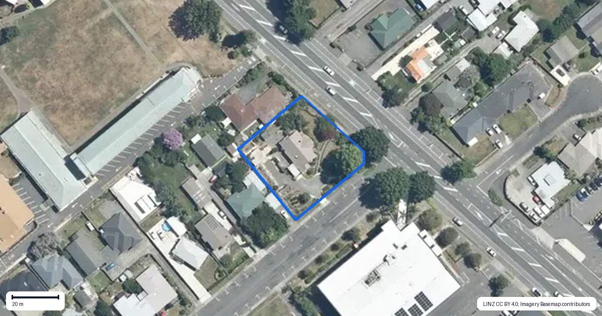Property context map for 200 Omahu Road, Frimley, Hastings
