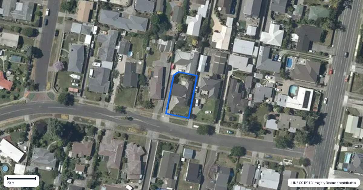 Property context map for 54 Elbourne Street, Taradale, Napier