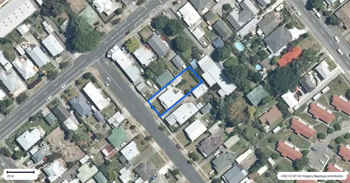 Property context map for 402 Massey Street, Akina, Hastings