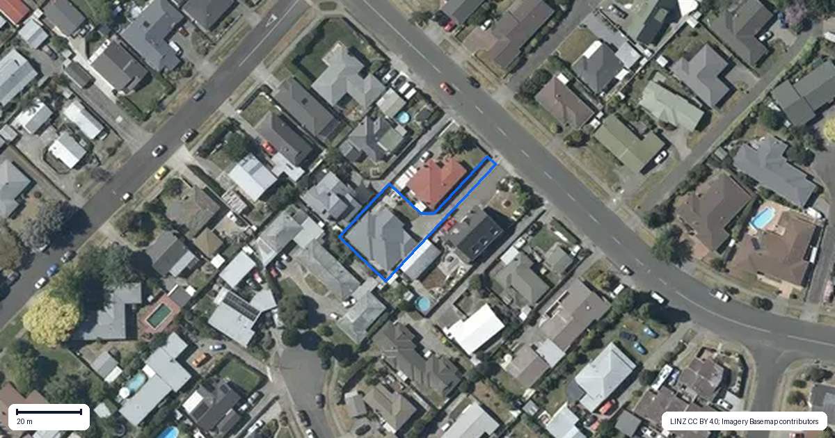Property context map for 34A Auckland Road, Greenmeadows, Napier