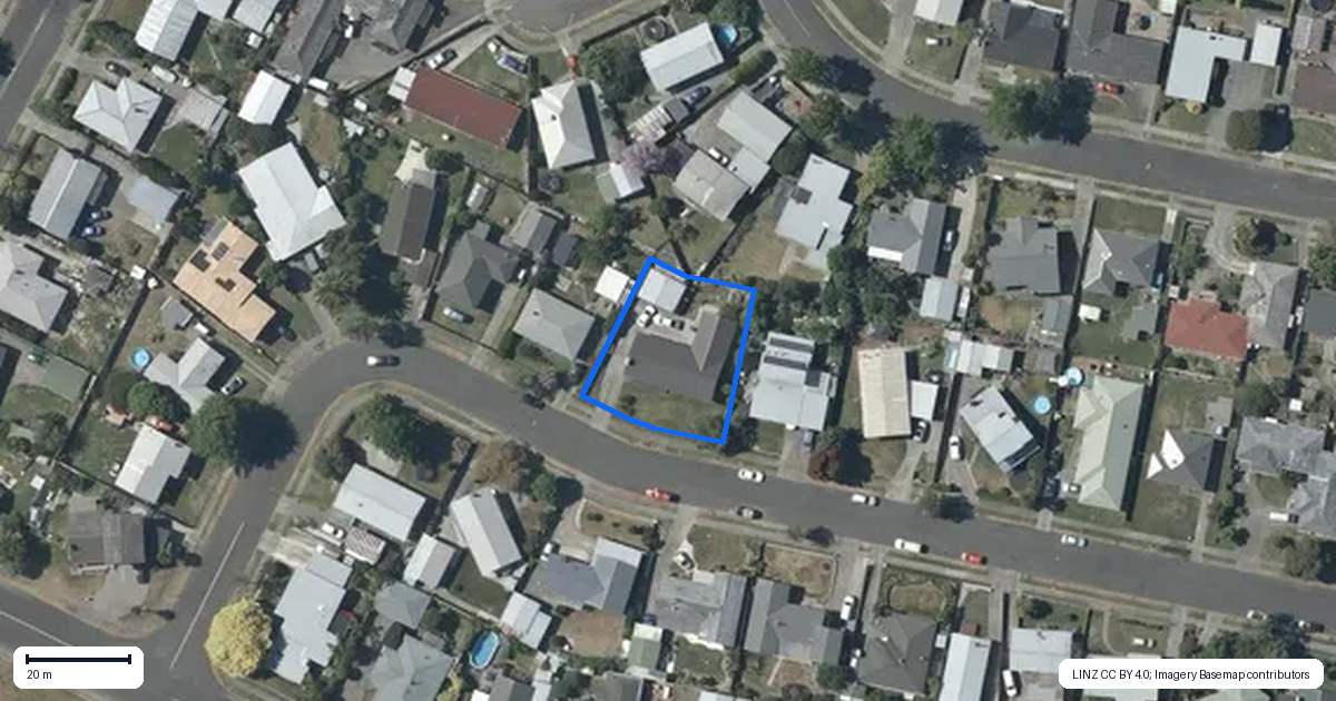 Property context map for 48 Robinson Crescent, Tamatea, Napier