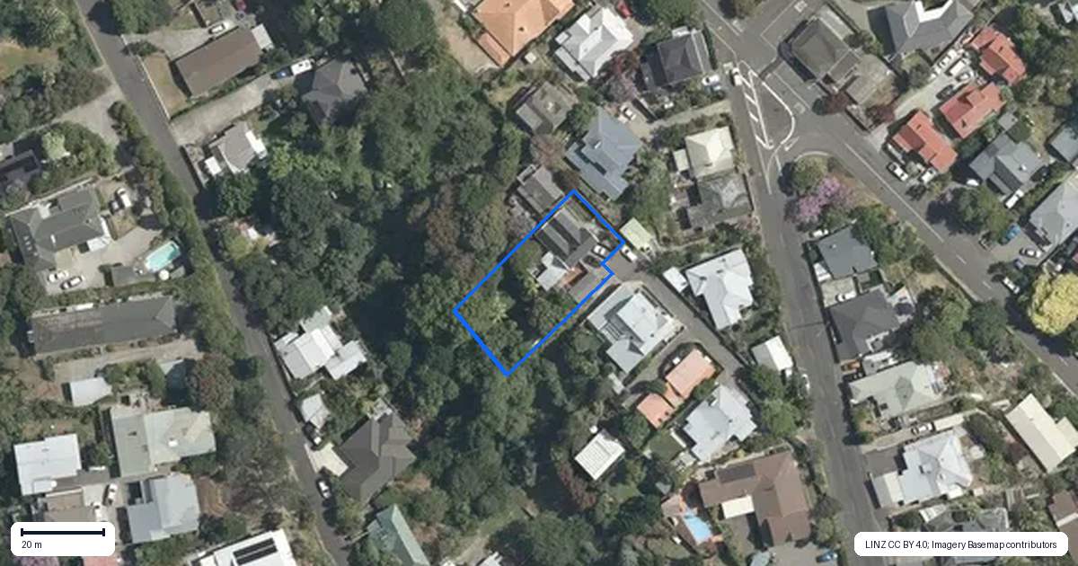 Property context map for 4 Terrace Lane, Hospital Hill, Napier