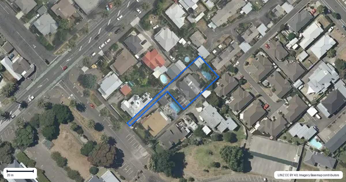 Property context map for 19A Jull Street, Napier South, Napier