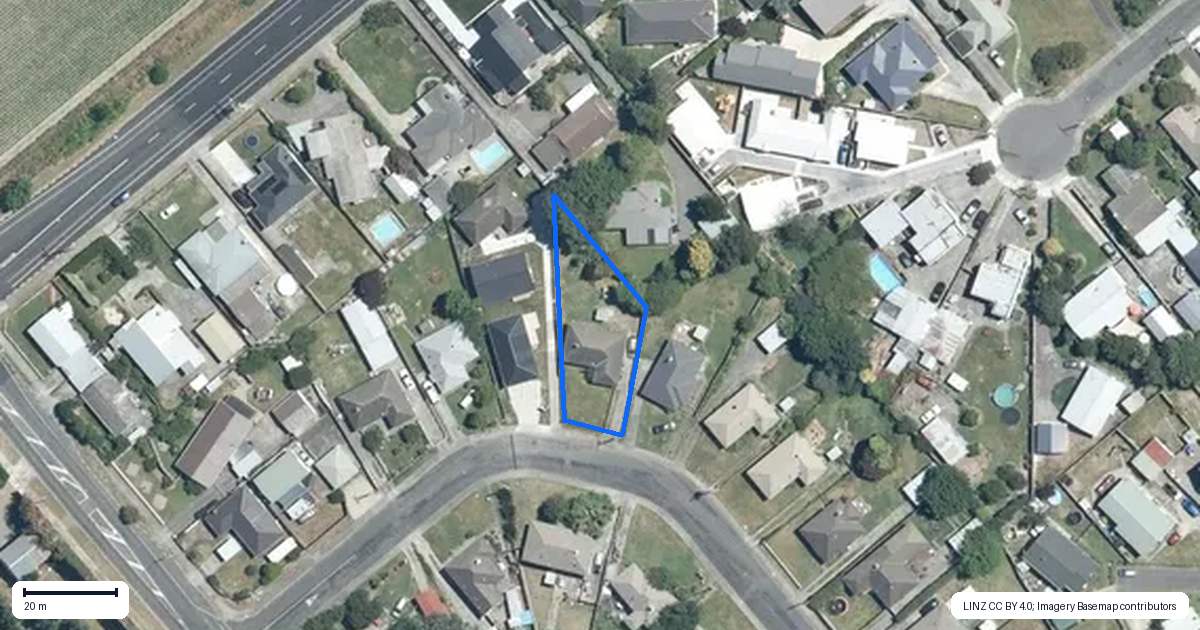 Property context map for 1023 Bledisloe Street, Raureka, Hastings
