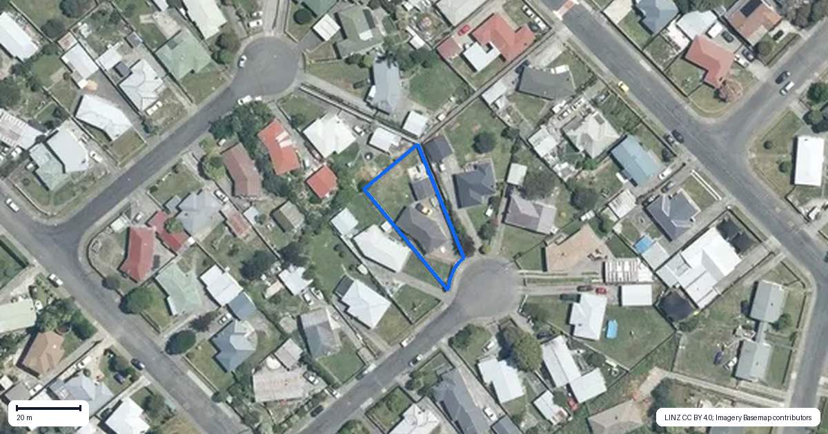 Property context map for 405 Huia Place, Camberley, Hastings