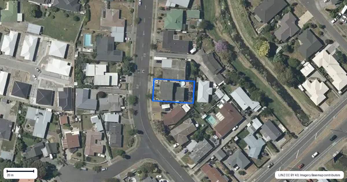 Property context map for 14 Konini Crescent, Pirimai, Napier