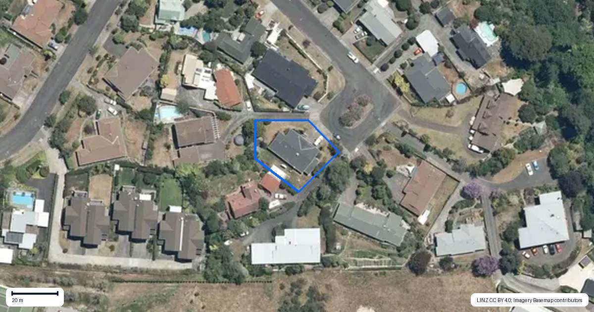 Property context map for 10 Ritchie Place, Havelock North