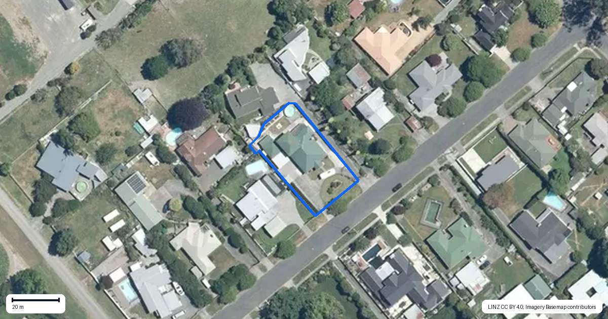 Property context map for 909 Harding Road, Camberley, Hastings