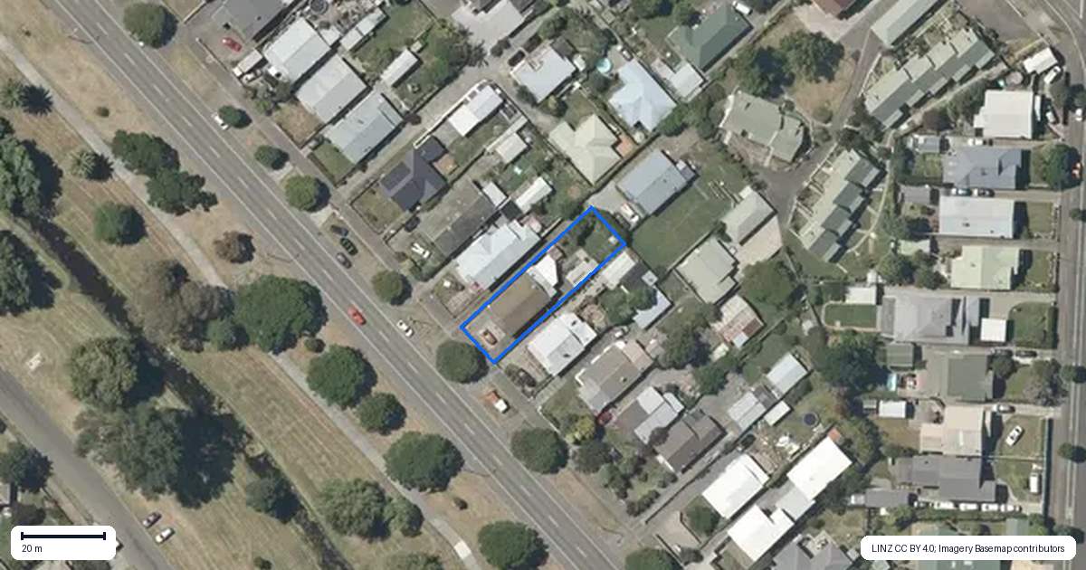 Property context map for 247 Georges Drive, Napier South, Napier