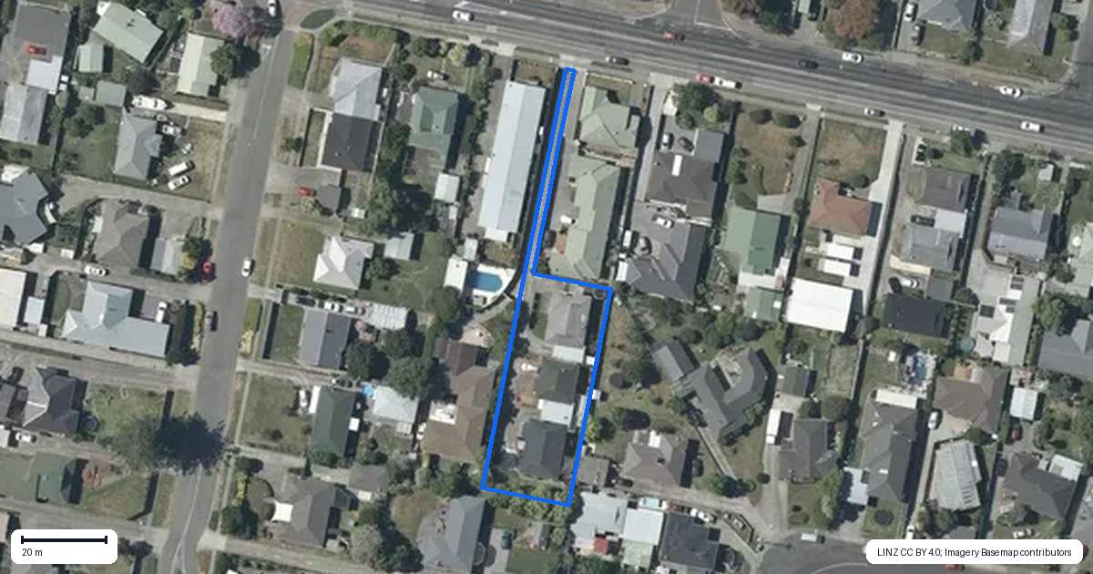 Property context map for 1/71A Meeanee Road, Taradale, Napier