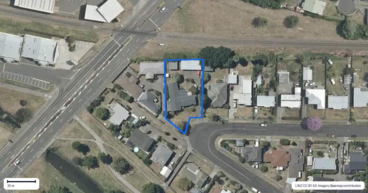 Property context map for 47 Sanders Avenue, Marewa, Napier