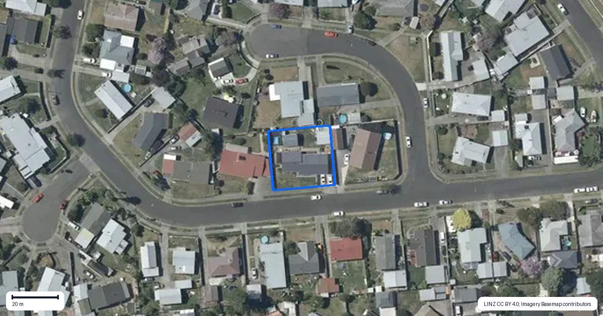 Property context map for 16 Lanark Crescent, Tamatea, Napier