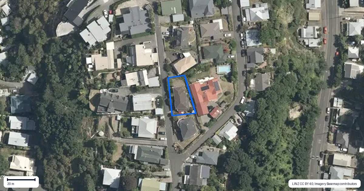 Property context map for 19 Roslyn Road, Bluff Hill, Napier