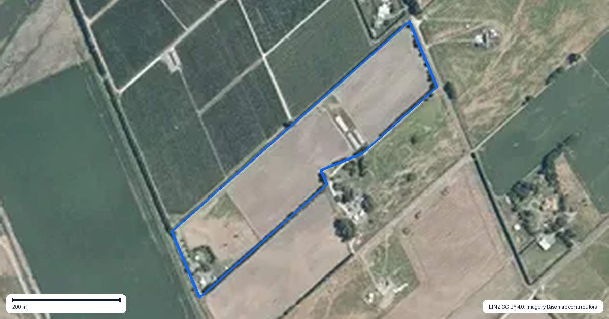 Property context map for 137 West Road, Pakipaki, Hastings