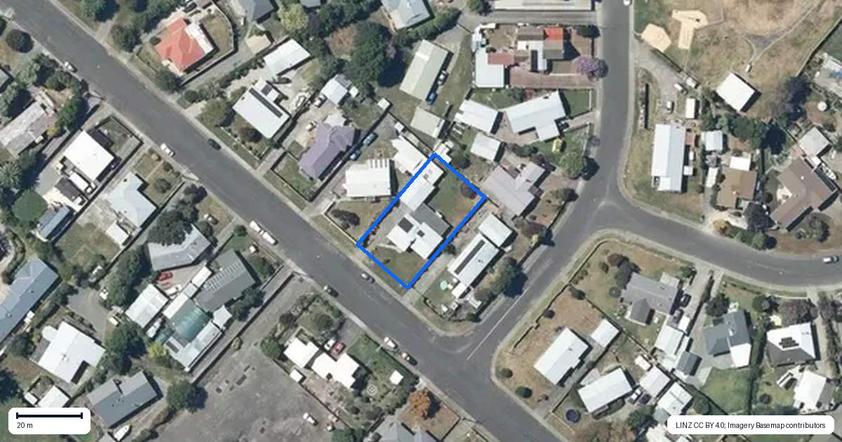 Property context map for 15 Tucker Lane, Clive