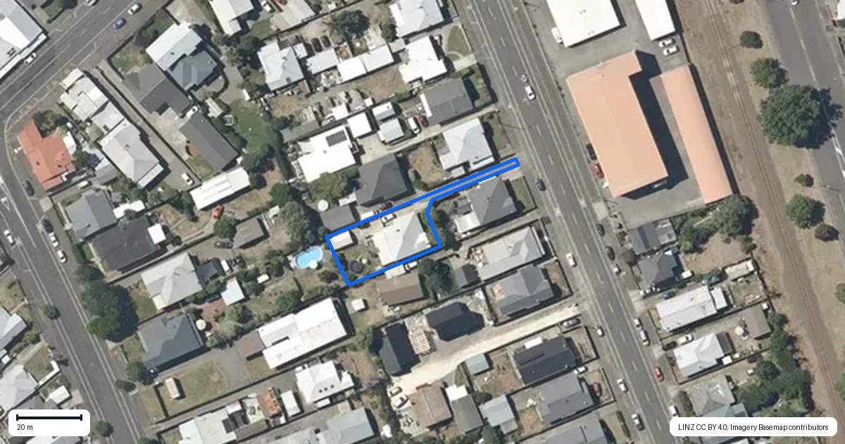 Property context map for 111 Wellesley Road, Napier South, Napier