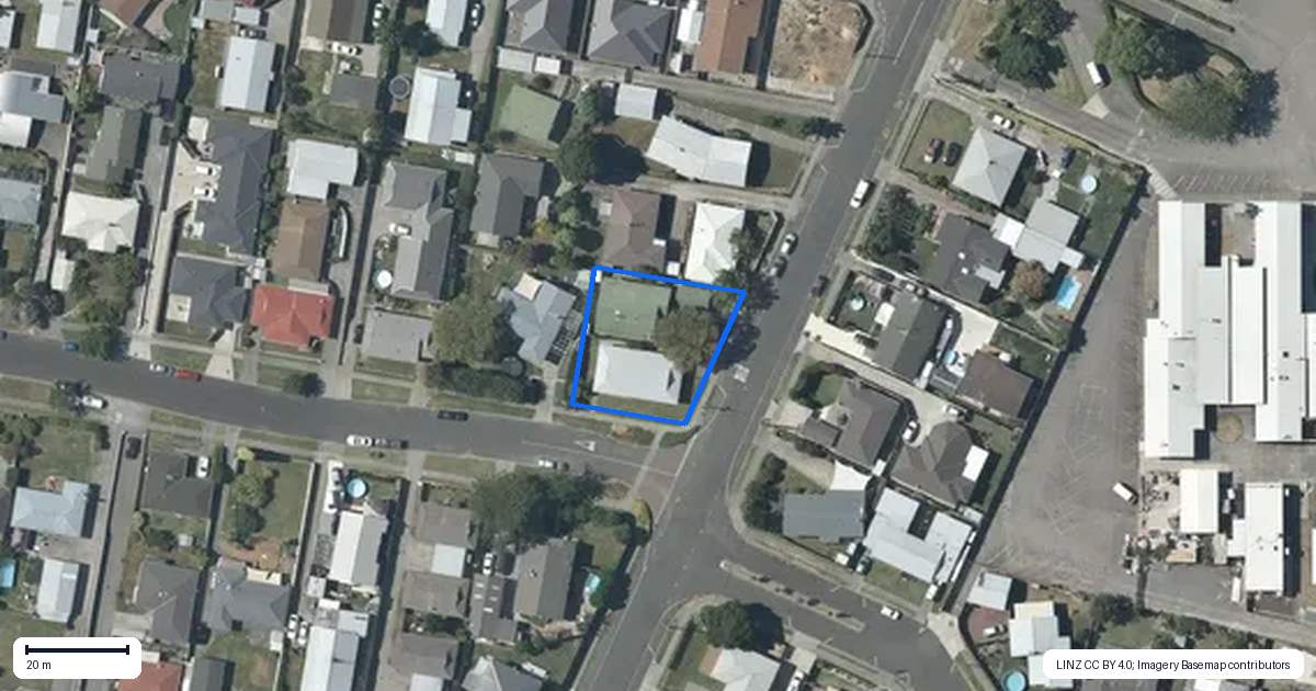 Property context map for 45 Murphy Road, Taradale, Napier