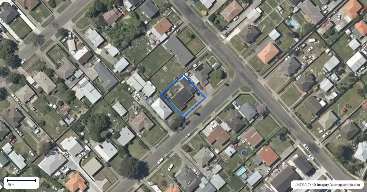 Property context map for 1A Sidey Place, Marewa, Napier