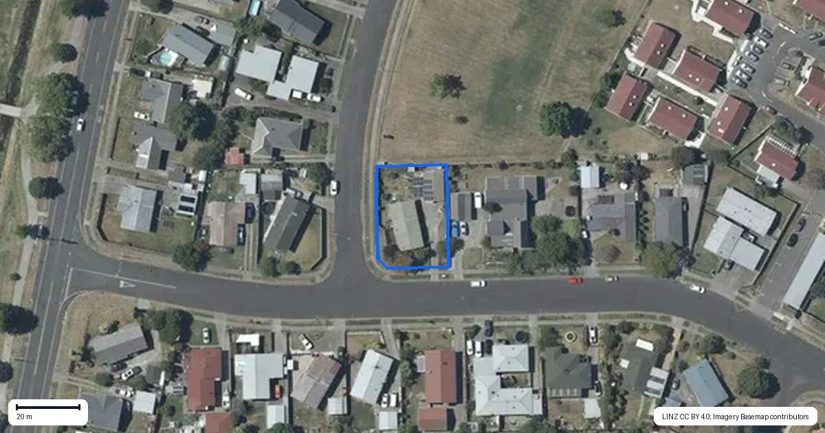 Property context map for 34 Lancaster Street, Tamatea, Napier