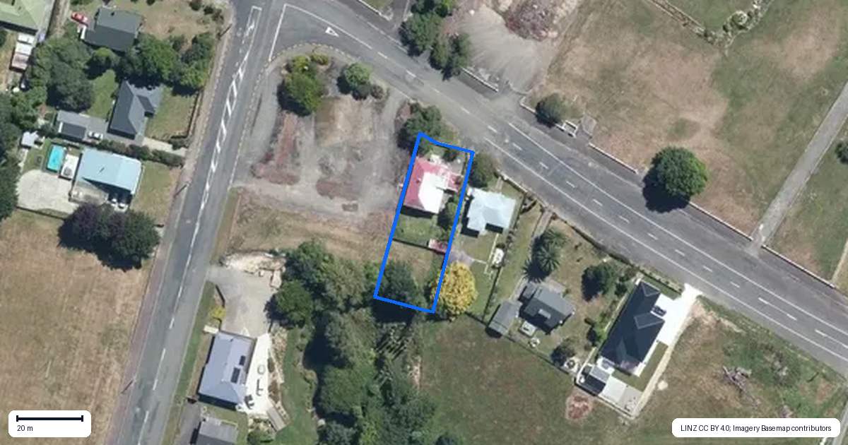 Property context map for 27 Hospital Street, Dannevirke