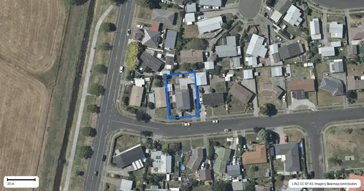 Property context map for 40 Glamorgan Avenue, Tamatea, Napier