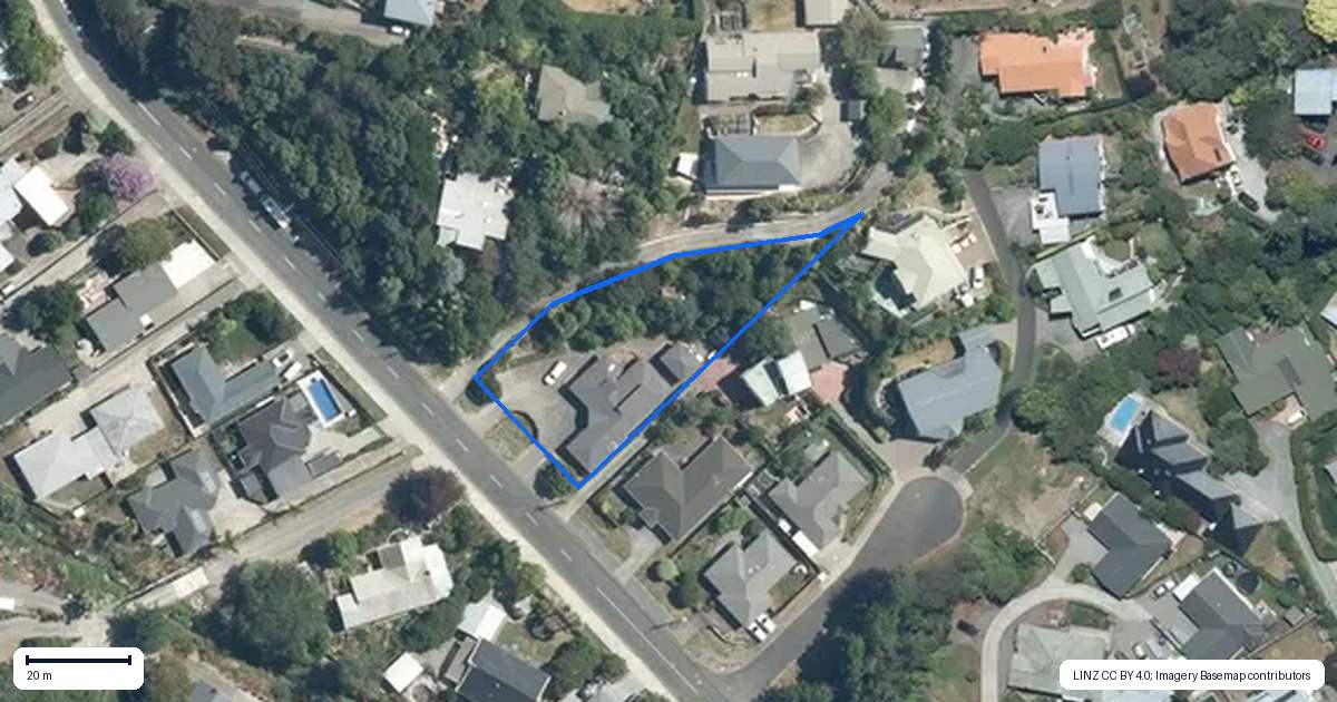 Property context map for 73B Joll Road, Havelock North