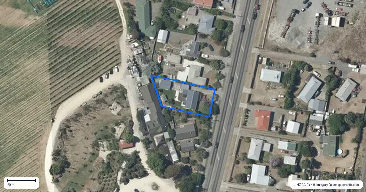 Property context map for 513 Main North Road, Bay View, Napier