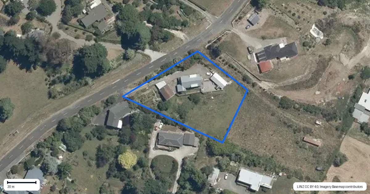 Property context map for 33 Abbotsford Road, Waipawa