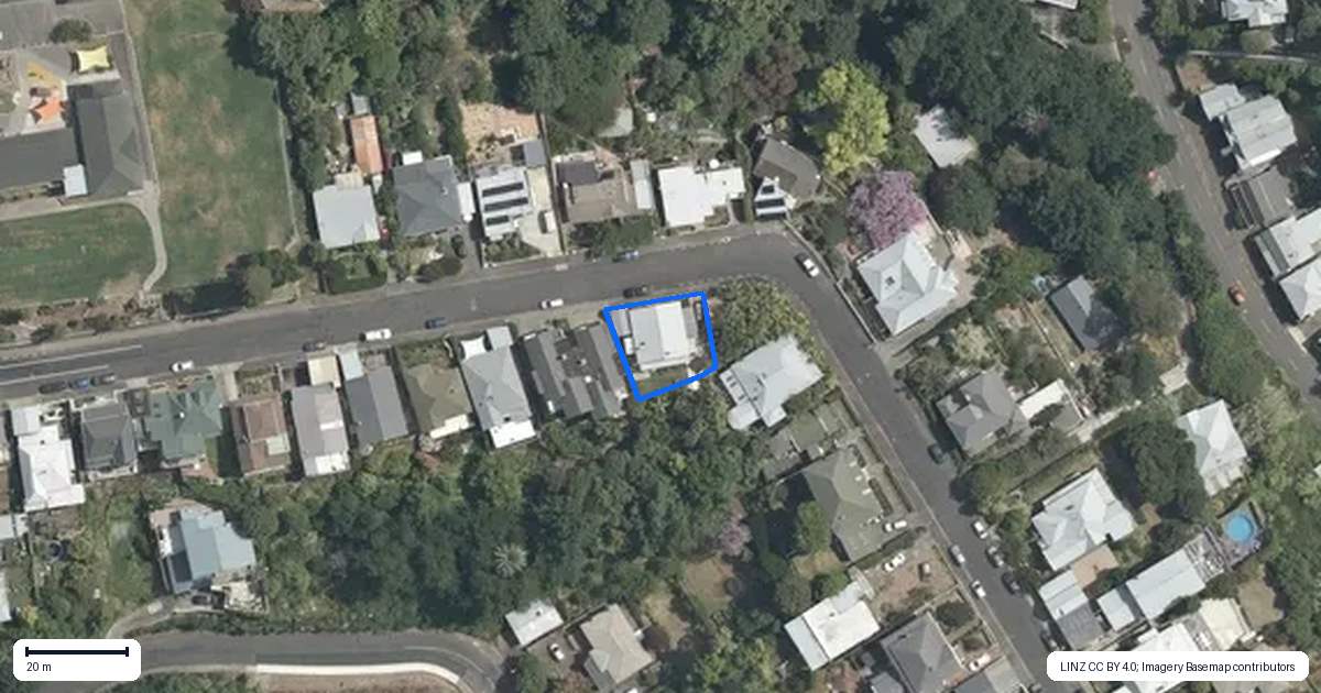 Property context map for 14 Colenso Avenue, Hospital Hill, Napier