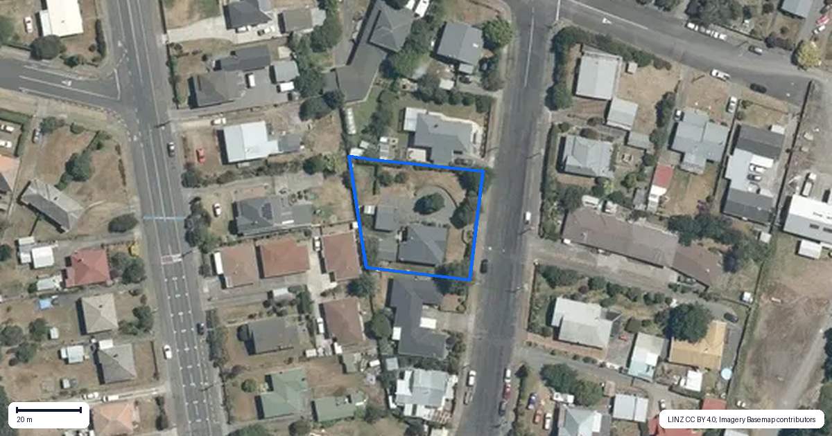 Property context map for 4 Hinemoa Terrace, Waipukurau