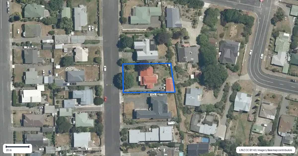 Property context map for 5 Goodger Street, Waipukurau