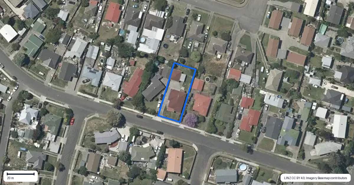 Property context map for 15 Wyatt Avenue, Onekawa, Napier