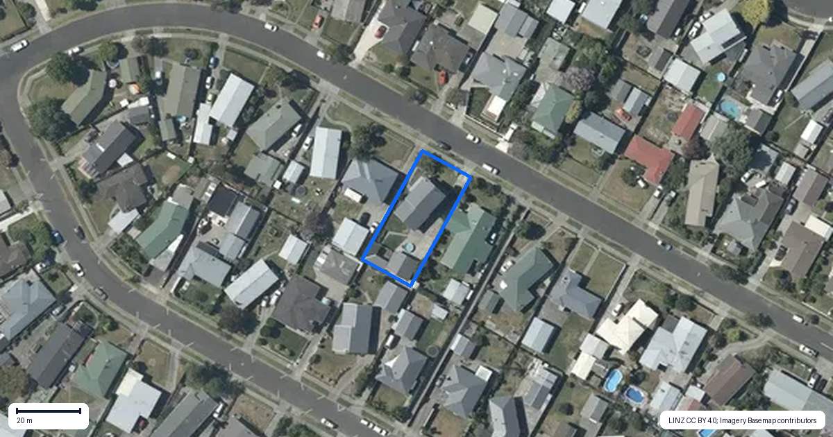 Property context map for 17 Southwark Avenue, Tamatea, Napier
