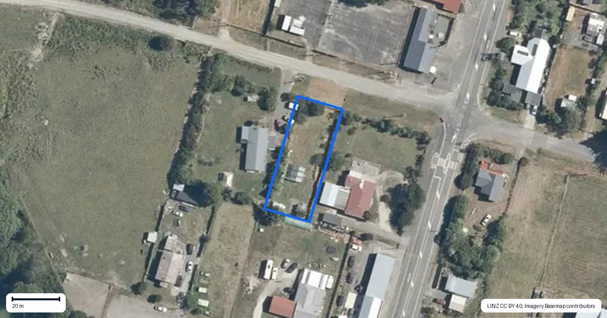 Property context map for 6 Keppel Street, Porangahau